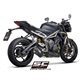 TRIUMPH STREET TRIPLE 765 S - R - RS (2020 - 2022) Escape SC1-R carbono