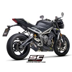 TRIUMPH STREET TRIPLE 765 S - R - RS (2020 - 2022) Escape SC1-R carbono