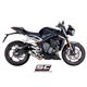 TRIUMPH STREET TRIPLE 765 S - R - RS (2020 - 2022) Escape CR-T titanio, tubo de enlace en secciones soldadas