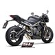 TRIUMPH STREET TRIPLE S 660 - A2 (2020 - 2022) Escape S1 titanio, tubo de enlace en secciones soldadas