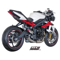 TRIUMPH STREET TRIPLE 675 (2013 - 2016) - R - RX Escape Conic acero inoxidable