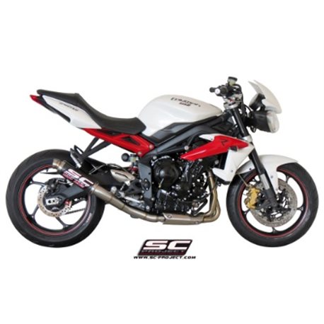 TRIUMPH STREET TRIPLE 675 (2013 - 2016) - R - RX Escape GP-M2 carbono