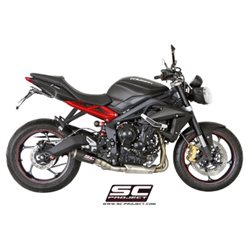 TRIUMPH STREET TRIPLE 675 (2013 - 2016) - R - RX Escape CR-T carbono