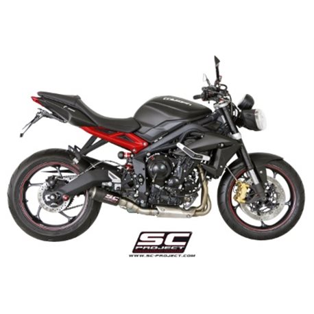 TRIUMPH STREET TRIPLE 675 (2013 - 2016) - R - RX Escape CR-T carbono