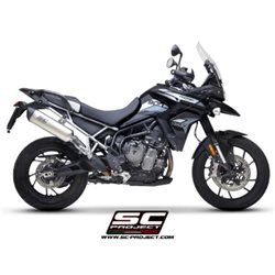 TRIUMPH TIGER 900 (2020 - 2023) Escape Oval titanio