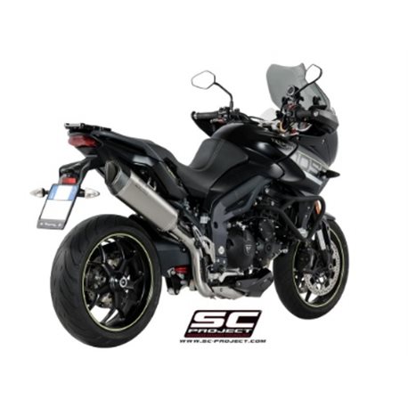 TRIUMPH TIGER SPORT 1050 (2016 - 2020) Escape SC1-R titanio, posición alta