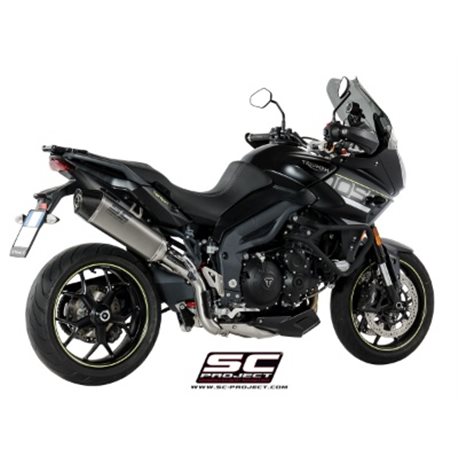 TRIUMPH TIGER SPORT 1050 (2016 - 2020) Escape X-Plorer titanio, posición alta