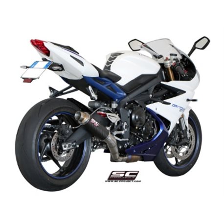 TRIUMPH DAYTONA 675 (2013 - 2016) Escape GP-M2 carbono