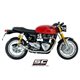 TRIUMPH THRUXTON 1200 (2016) - R Par de escapes Conico 70s acero inoxidable