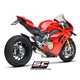 DUCATI PANIGALE V4 - V4 S (2021) Semi-completo 2-1 titanio, con escape S1 titanio