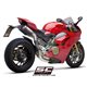 DUCATI PANIGALE V4 - V4 S (2019 - 2020) Semi-completo 2-1-2 titanio, con par de escapes CR-T M2 carbono