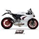 DUCATI PANIGALE V2 (2020 - 2024) Semi-completo 2-1, con escape CR-T M2 carbono