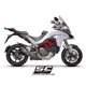 DUCATI MULTISTRADA 1200 (2015 - 2017) - S Escape MTR carbono, con tapa de salida mecanizado a partir de un bloque macizo