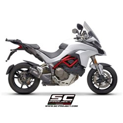 DUCATI MULTISTRADA 1200 (2015 - 2017) - S Escape MTR carbono, con tapa de salida mecanizado a partir de un bloque macizo