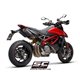 DUCATI HYPERMOTARD 950 - RVE - SP (2021 - 2025) - Euro 5 Par de escapes S1-Carbon carbono