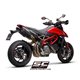 DUCATI HYPERMOTARD 950 - RVE - SP (2021 - 2025) - Euro 5 Par de escapes SC1-M carbono