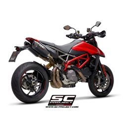 DUCATI HYPERMOTARD 950 - RVE - SP (2021 - 2025) - Euro 5 Par de escapes SC1-M carbono