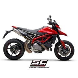 DUCATI HYPERMOTARD 950 - RVE - SP (2021 - 2025) - Euro 5 Par de escapes SC1-M titanio