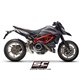 DUCATI HYPERMOTARD 950 - RVE - SP (2019 - 2021) - Euro 4 Supresor de catalizador acero inoxidable, compatible gama específica SC