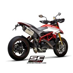 DUCATI HYPERMOTARD 939 (2016 - 2018) - SP Escape SC1-R titanio, posición alta