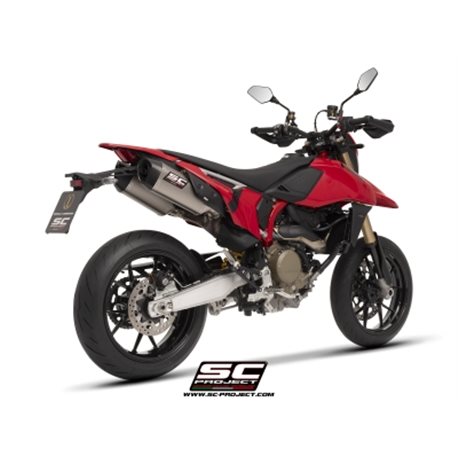 DUCATI HYPERMOTARD 698 MONO - RVE (2024) Par de escapes SC1-S titanio