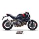 DUCATI MONSTER 821 (2018 - 2020) Escape SC1-R titanio