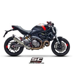 DUCATI MONSTER 821 (2018 - 2020) Escape SC1-R titanio