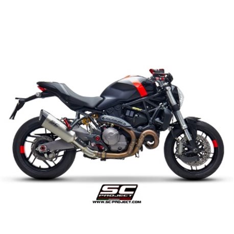 DUCATI MONSTER 821 (2018 - 2020) Escape SC1-R titanio