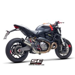 DUCATI MONSTER 821 (2018 - 2020) Escape S1 titanio