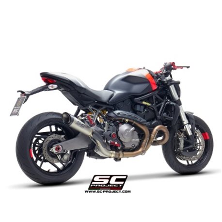 DUCATI MONSTER 821 (2018 - 2020) Escape S1 titanio