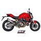 DUCATI MONSTER 821 (2014 - 2017) Escape Conic titanio