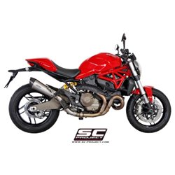 DUCATI MONSTER 821 (2014 - 2017) Escape Conic titanio