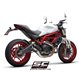 DUCATI MONSTER 797 (2017 - 2020) Escape CR-T carbono