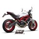 DUCATI MONSTER 797 (2017 - 2020) Escape S1 titanio