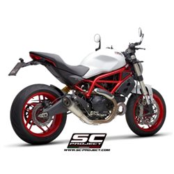 DUCATI MONSTER 797 (2017 - 2020) Escape S1 titanio