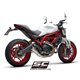 DUCATI MONSTER 797 (2017 - 2020) Escape S1-GP titanio