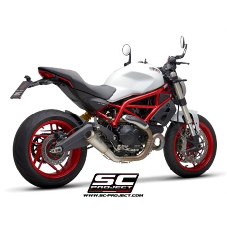 DUCATI MONSTER 797 (2017 - 2020) Escape S1-GP titanio