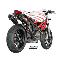 DUCATI MONSTER 796 (2010 - 2014) Par de escapes GP-Tech carbono