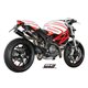 DUCATI MONSTER 796 (2010 - 2014) Par de escapes CR-T carbono