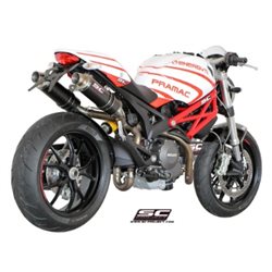 DUCATI MONSTER 696 (2009 - 2014) Par de escapes GP carbono