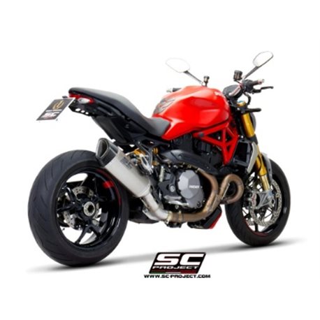 DUCATI MONSTER 1200 (2017 - 2021) - S - R Escape SC1-R titanio