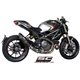 DUCATI MONSTER 1100 EVO (2011 - 2013) Escape Oval titanio