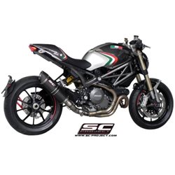 DUCATI MONSTER 1100 EVO (2011 - 2013) Escape Oval titanio