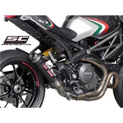 DUCATI MONSTER 1100 EVO (2011 - 2013) Escape GP-M2 carbono