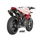 DUCATI MONSTER 1100 - S (2009 - 2010) Par de escapes GP carbono