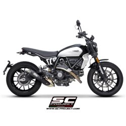 DUCATI SCRAMBLER 800 (2023 - 2024) Escape S1 titanio, negro mate