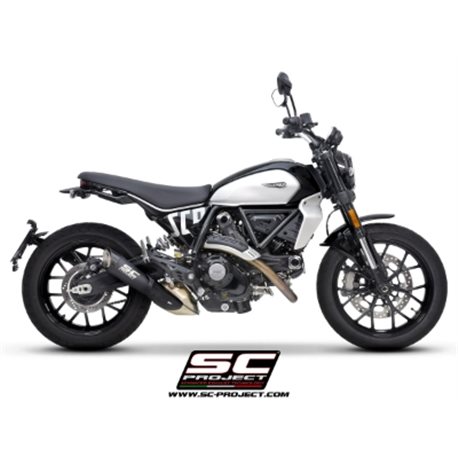 DUCATI SCRAMBLER 800 (2023 - 2024) Escape S1 titanio, negro mate