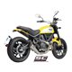 DUCATI SCRAMBLER 800 (2015 - 2016) Escape Conic titanio