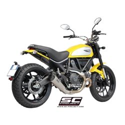 DUCATI SCRAMBLER 800 (2015 - 2016) Escape Conic titanio