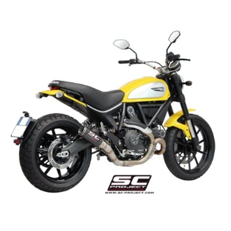 DUCATI SCRAMBLER 800 (2015 - 2016) Escape CR-T carbono